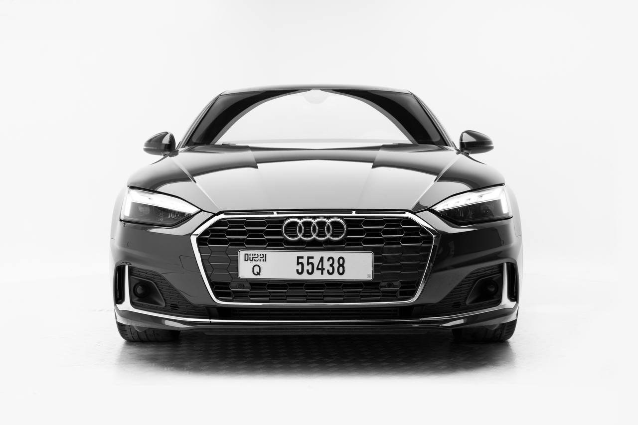 Audi A5 — vue avant, noir
