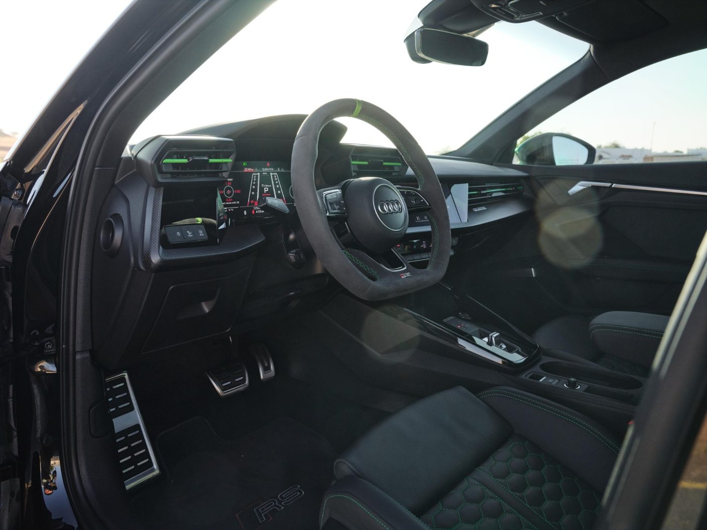 Audi RS3 — poste de conduite