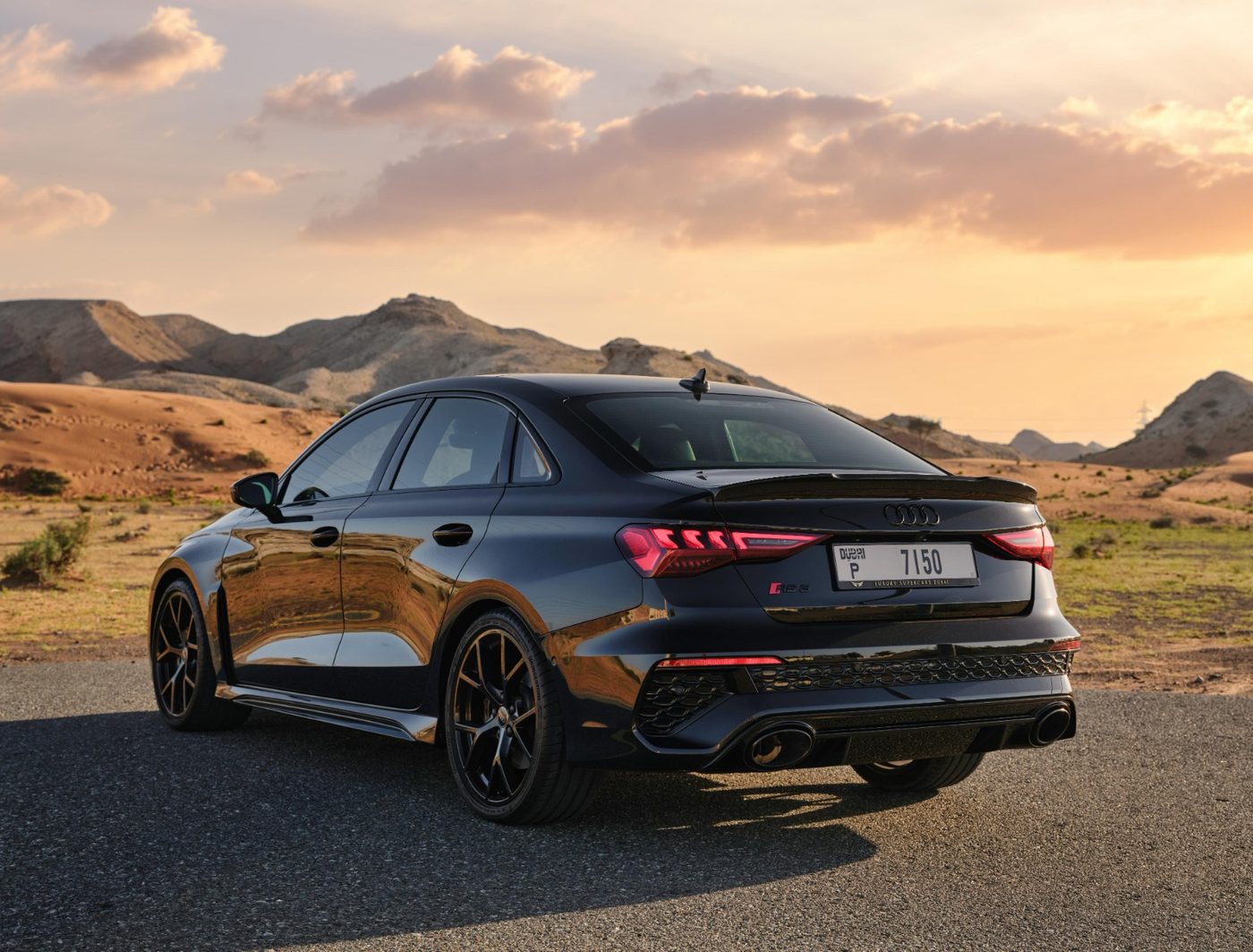 Audi RS3 — vue arrière