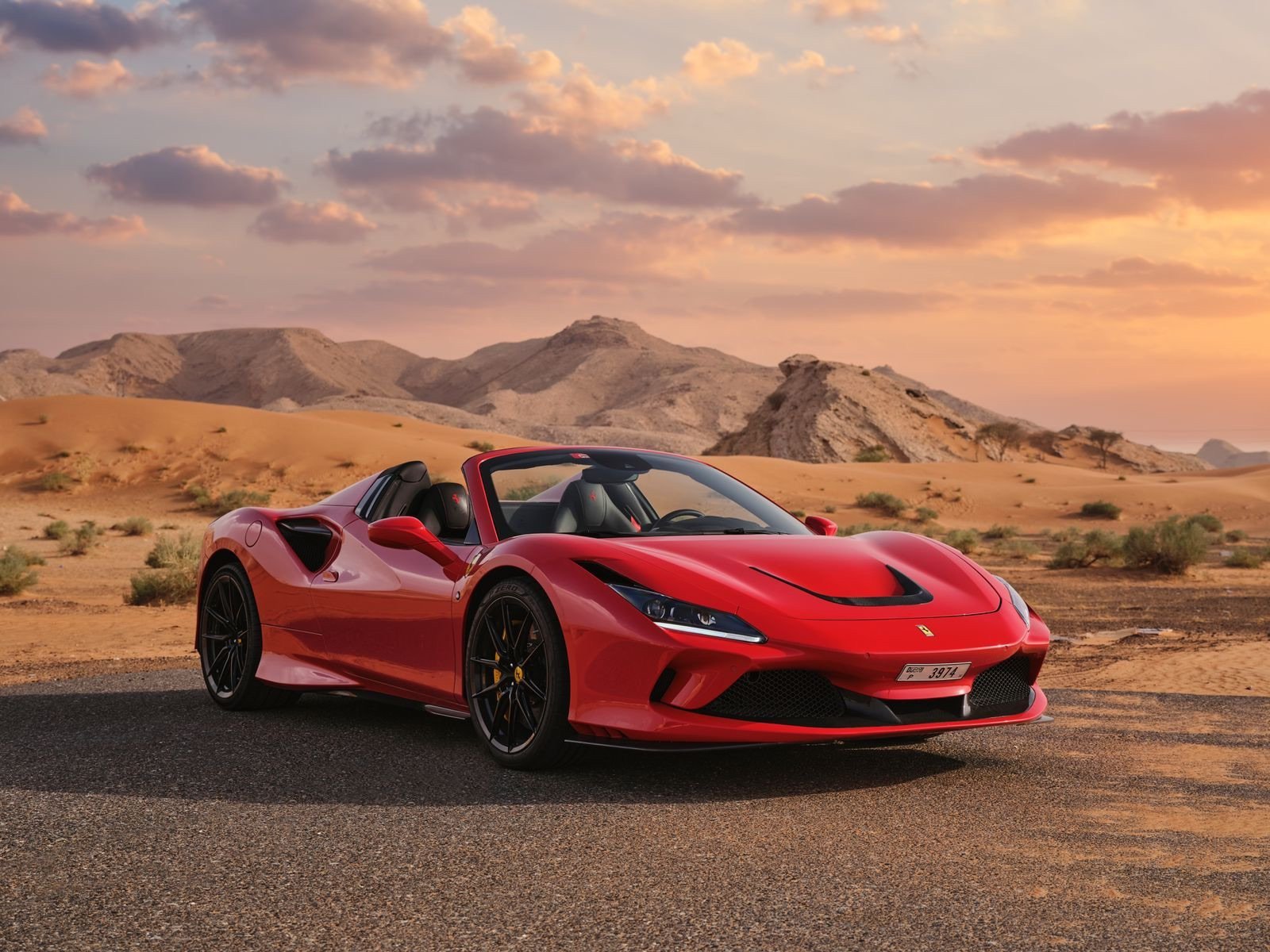 Ferrari F8 Tributo Spider red front view