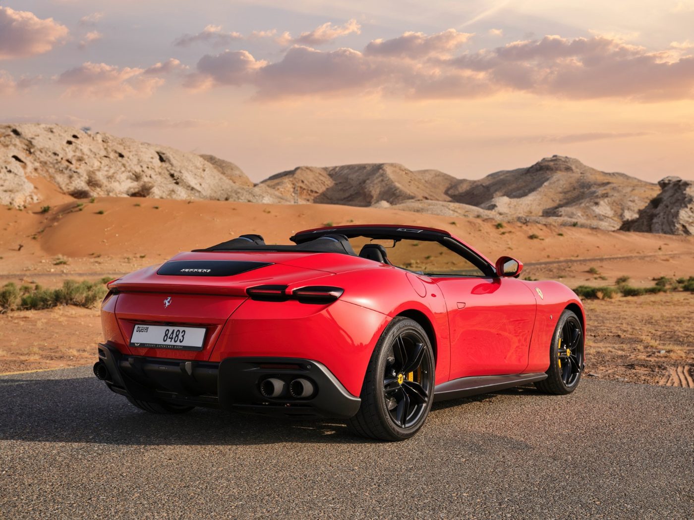 Ferrari Roma Spider — vue arrière