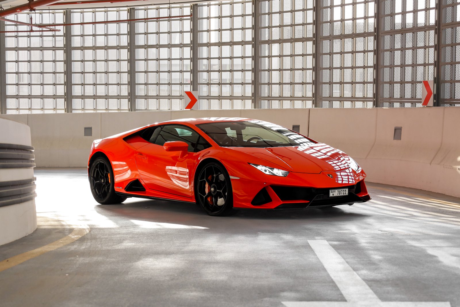 Lamborghini Huracan EVO orange autre vue