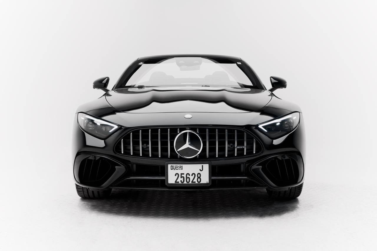Mercedes-AMG SL63 black front view