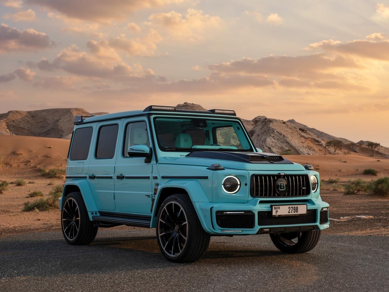 Mercedes-AMG G63 Brabus 800 tiffany — vue avant