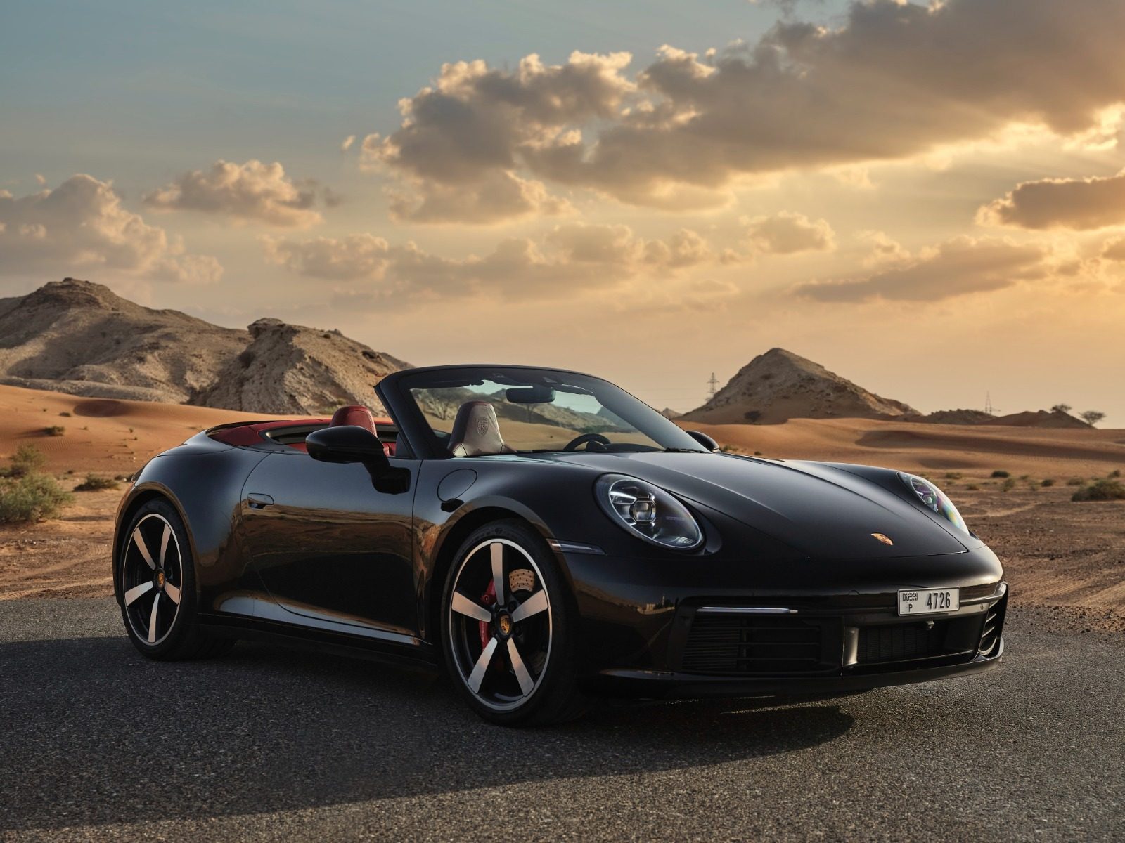Porsche 911 Carrera S Spyder front view